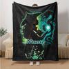 Custom 1pc Cinderella's Magical Adventure Blanket, Soft And Comfortable Blanket, Casual Warm, Camping Travel Blanket, Birthday Gift Q910186