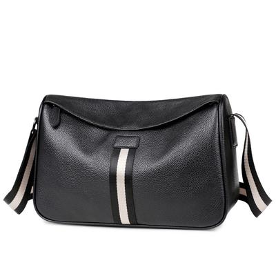 New Design Men Bag Soft Genuine Leather Boy's Flap Cowhide Leather Shoulder Bag Men's Crossbody Messenger Bags Fashion Style