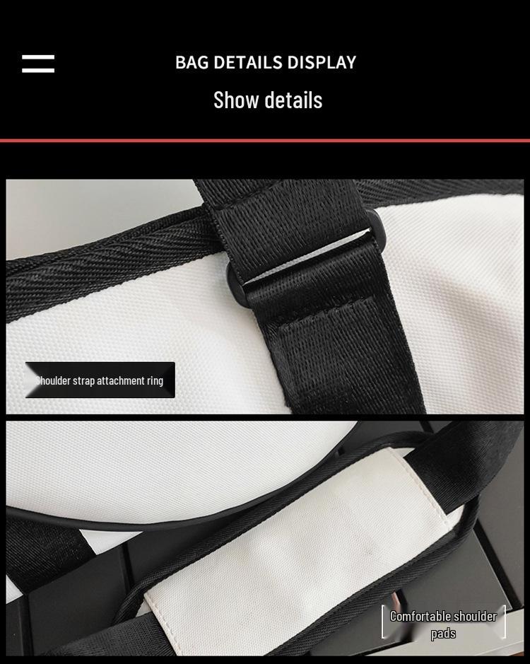 2024 Large Capacity Waterproof Badminton and Tennis Crossbody Handbag for Women and Men - Trendy Gym Shoulder Bag