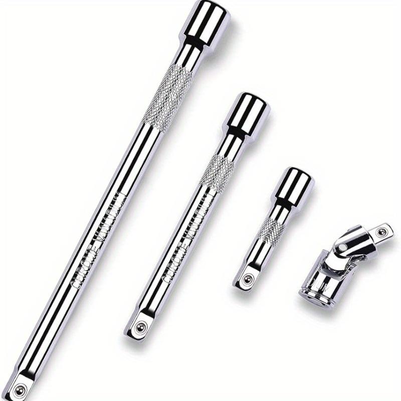 

4 шт. 3/8-дюймовый набор удлинителей привода, набор удлинителей привода, универсальный шарнирный разъем