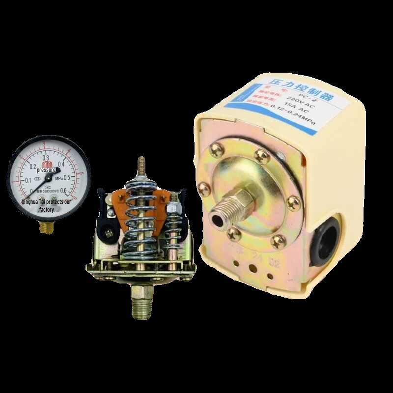 Adjustable Pressure Switch for Single-Phase 220V Water Pumps - Automatic Towerless Water Supply Controller