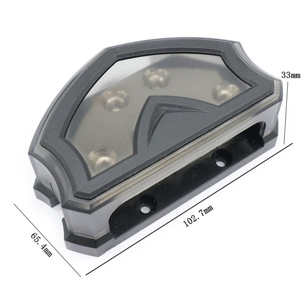 2 X 0/2/4 Input 4 X 0/2/4 Output Car Audio Power Ground Gauge Distribution Block