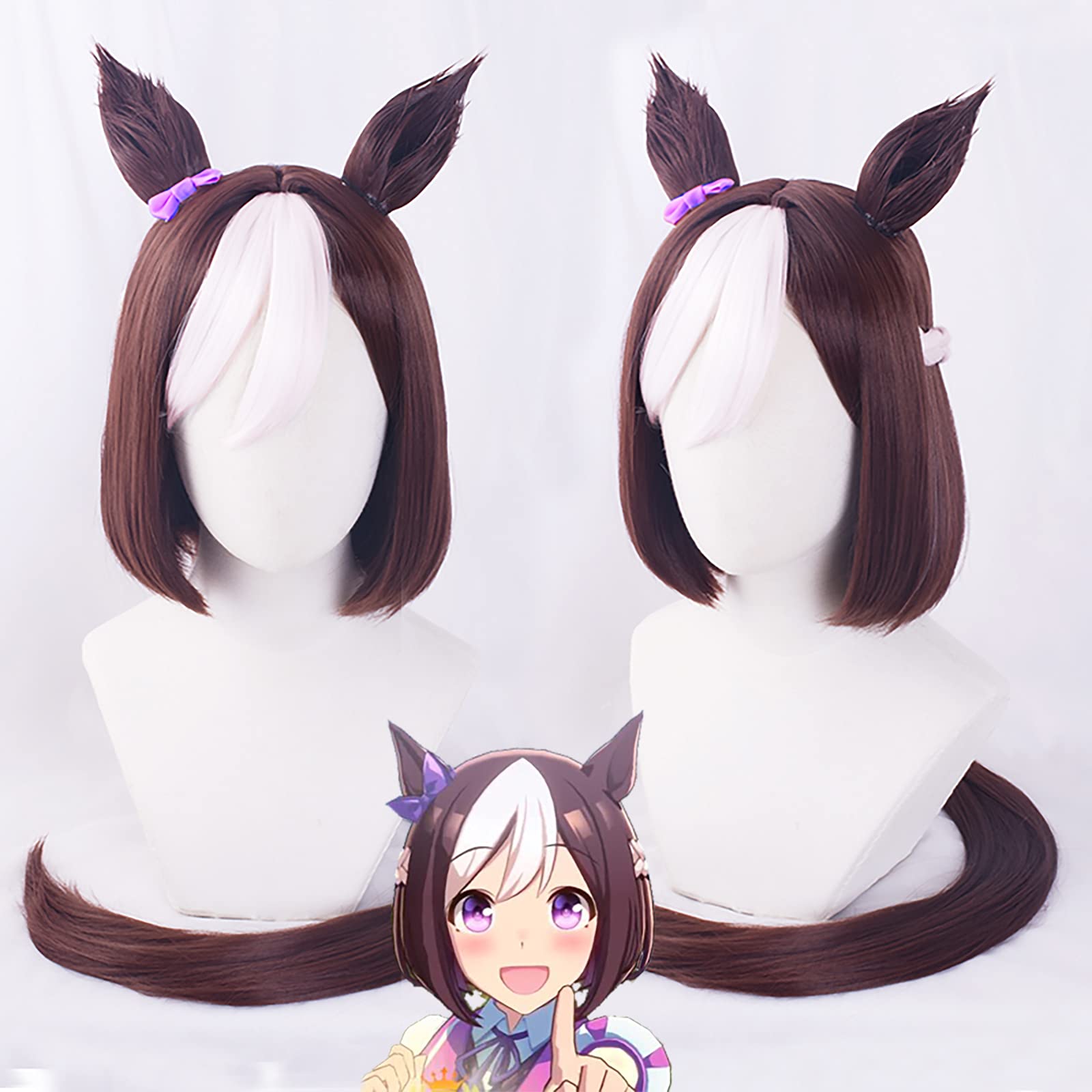 

SUNXXCOS Костюм для косплея Uma Musume Pretty Derby Sube-chan для костюмированных вечеринок, культурных фестивалей, Рождества и Хэллоуина (Особенная неделя)