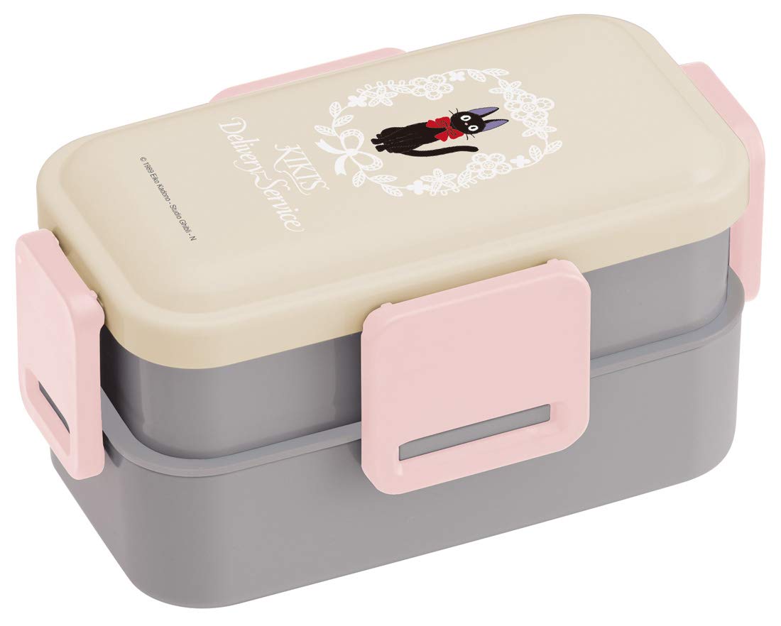 

Skater Antibacterial Soft Serving Bento Delivery Studio Made in PFLW4AG Ag+ Two-Tier Box, 600ml, Kiki s Service, Jiji, Ghibli, Japan,
