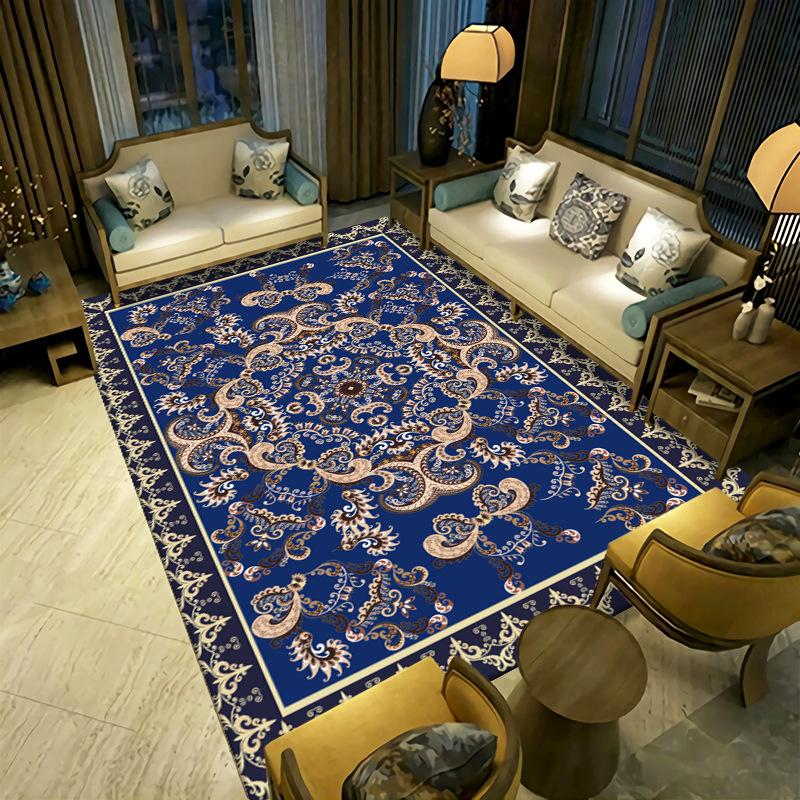 New Chinese Style Living Room Carpet Simple Coffee Table Sofa Floor Mat Bedside Carpet Easy To Maintain