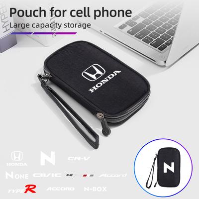 Car Digital Storage Bag Waterproof Cable EVA Charging Tools Organizer For Honda Jsrzcing Civic Accord Fit City Vezel CRV Odyssey O3