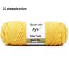 Eight-Strand Cotton Milk Yarn for DIY Crochet and Knitting - Medium Thick, Ideal for Handmade Scarves.