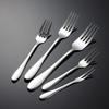 1012 series stainless steel round spoon tip spoon multi-specification western tableware knife fork spoon 410 gift dessert spoon
