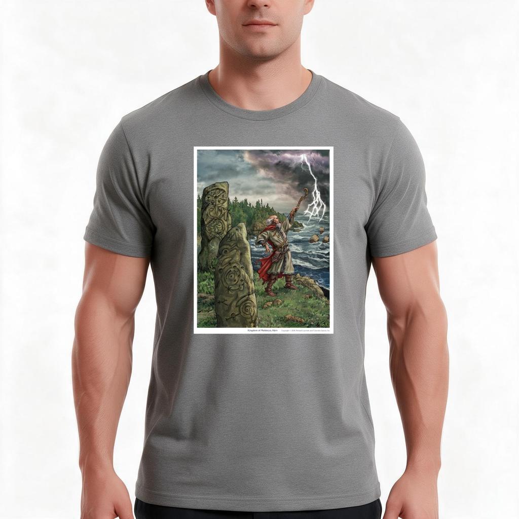 Kingdom Of Melderyn TShirt Summer Casual Cotton Tee Oversized Streetwear Tops Vintage Graphic Print Loose Fit Short Sleeve