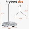 Turkey Fryer Accessory Kit, Stainless Steel Turkey Chicken Fryer Stand Set with Lifter Hook & Vertical Skewer for Deep Fried Turkey, Taco Al Pastor