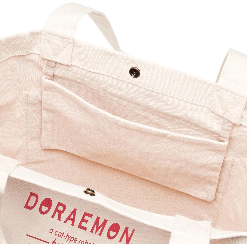 Tote Bag External Pocket Type Doraemon 6009P DR4 Stroll [Hapitas]