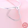 New O Heart Shape Fashion Pendant Key Chain Beads Fit Original Fashion Bracelet Necklace Diy Charm Women Jewelry