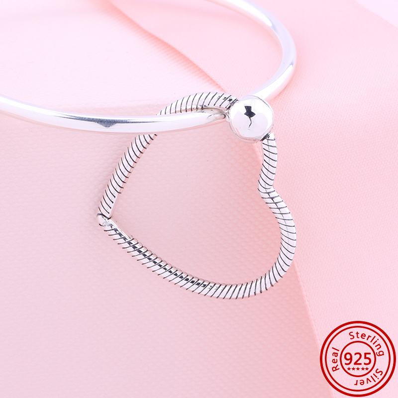 New O Heart Shape Fashion Pendant Key Chain Beads Fit Original Fashion Bracelet Necklace Diy Charm Women Jewelry