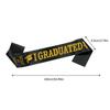 1/2/3Pc Class Of 2026 Black Golden Satin Sash Bachelor Cap With Tassel Graduation Shoulder Strap Congrats Grad Party Photo Props