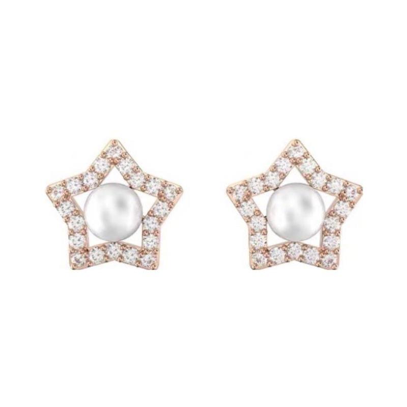Swarovski Stella personalized design gold-plated earrings for women 5645465