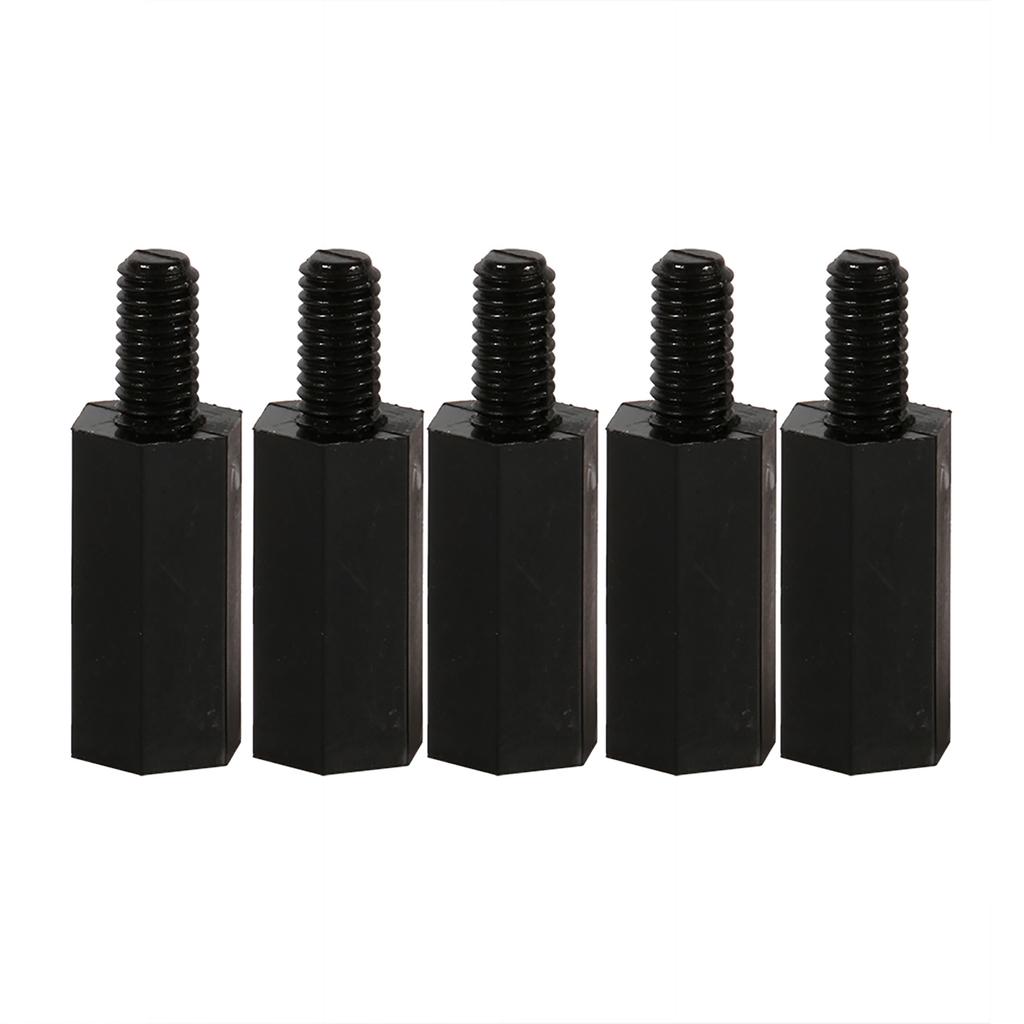 100pcs M2 M3 M4 Plastic Nylon Hex Male Female Female Spacer Round Head Screw Nut