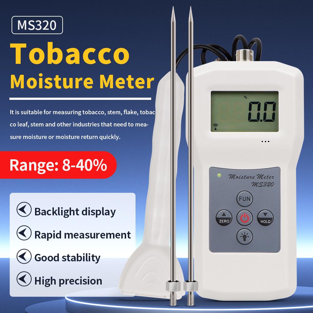 MS-F Two Pins Digital Foam Moisture Meter LCD Display Sponge Humidity Tester Hygrometer Packing Industry Damp Detector