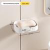 BDO Punch-Free Wall-Mounted Soap Dish with Hooks