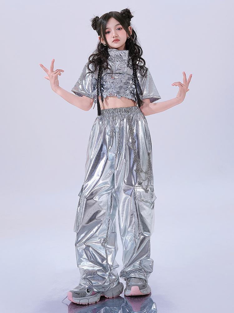 Μοντέρνα Στολή Τζαζ Χορού για Κορίτσια - Δροσερή Μοντέρνα Καλοκαιρινή Στολή Παράστασης για Χορό σε Στυλ Δρόμου.