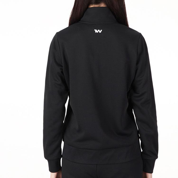 Under Armour Solid Color Stand Collar Casual Sports Jacket Women Jackets Black 21500438-001