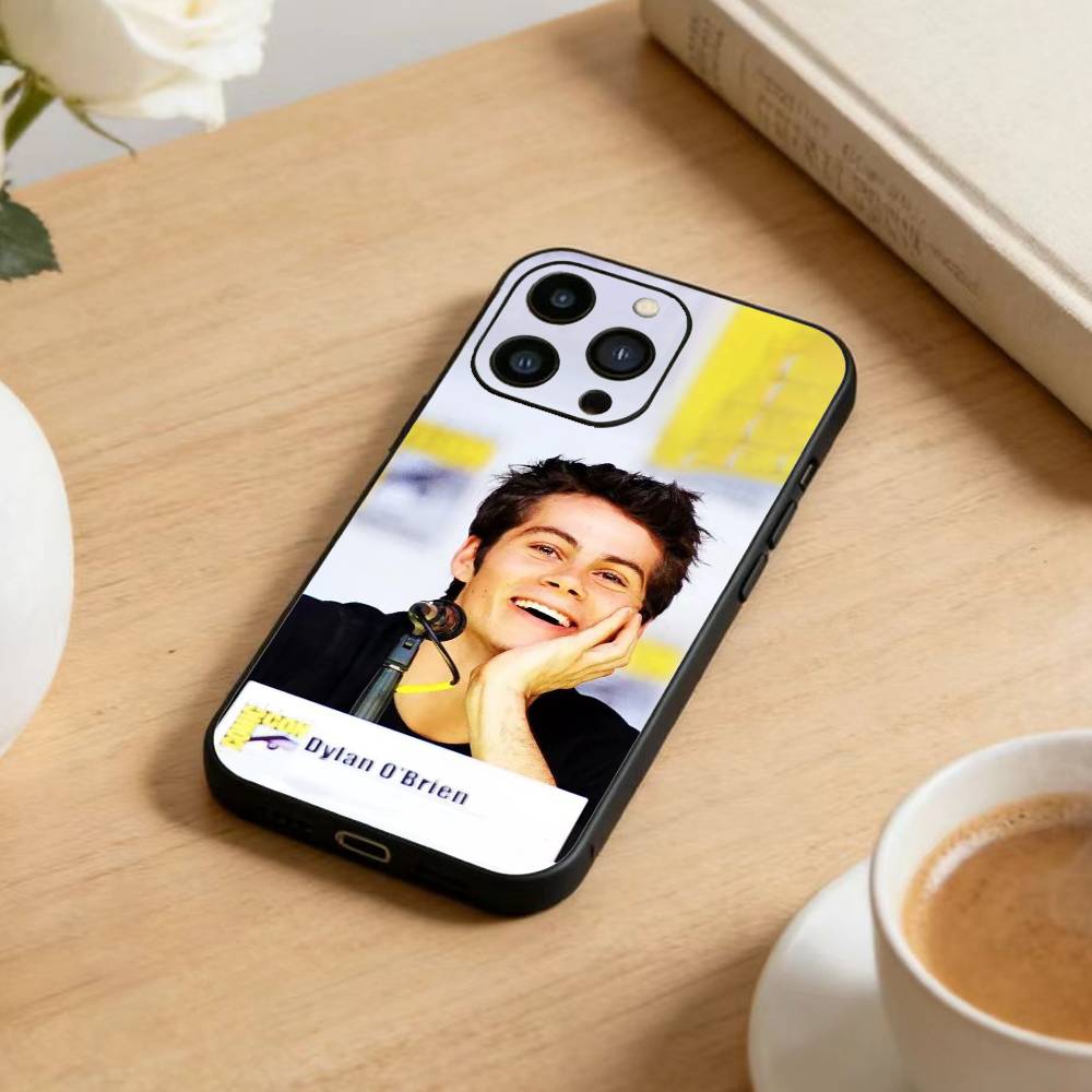 

Dylan OBrien Phone Case For iPhone 16,15,14,13,12,17,Pro Max,Plus Silicone Black Case iPhone16se4