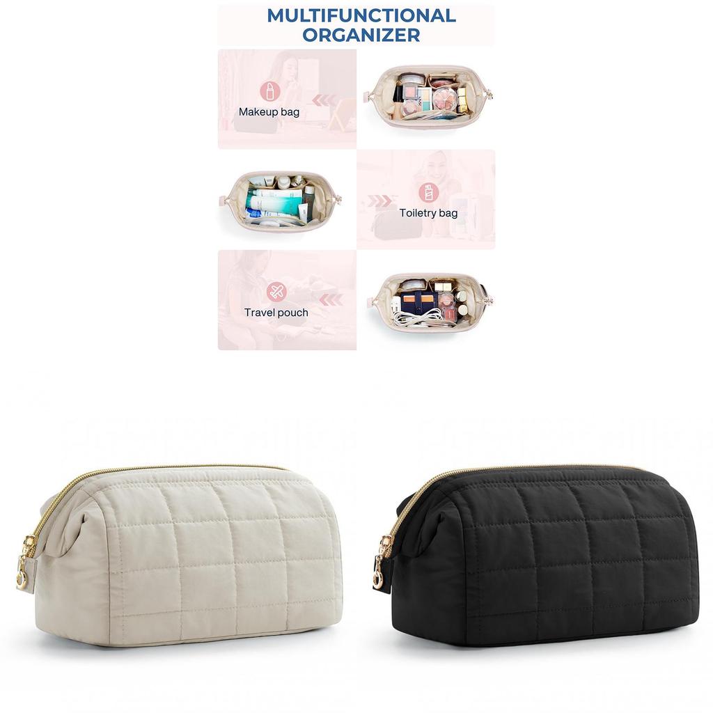 Portable Soft Fabric Cloud Shape Makeup Bag For Travel And Bedroom Storage