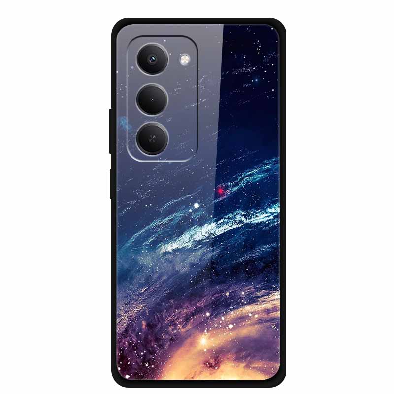 For Redmi 15 5G Case 6.9" 25057RN09E Tempered Glass Hard Covers For Redmi 15 4G 2025 Luxury Phone Cases Protective Bumper Fundas