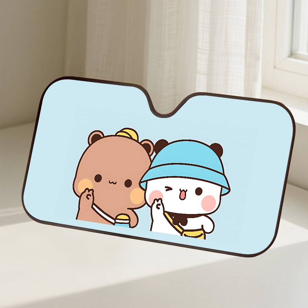 Bubu Dudu Car SunShade Windscreen Front Window Visor 70x130cm Sun Visor Solar Protect Plaid Gift Novelty Car