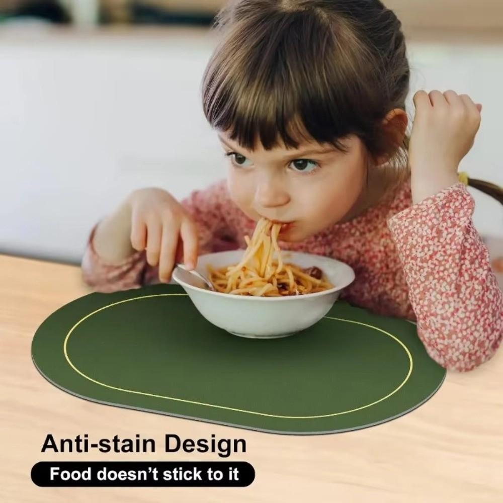 Leather Table Placemats Heat Resistant Waterproof Coffee Shop Decoration Oil-proof Washable Table Mats for Dining Table