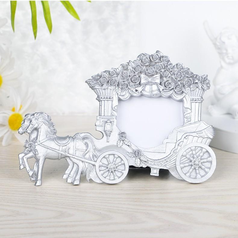 Kutschen-Fotorahmen Exquisit und langlebig Feuchtigkeitsbeständig und rostfrei zur Präsentation von Fotos und Heimdekoration