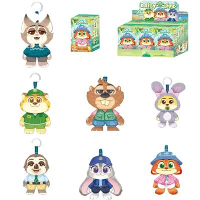 Authentische MINISO Zootopia 2 Stadtbewohner Serie Überraschungs-Blindbox Spielzeug Figur Dekorationen Anhänger Geburtstag Weihnachtsgeschenke