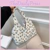 Trendy Large Capacity Fashion Tote Bag For Women Stylish Canvas Shoulder Bag