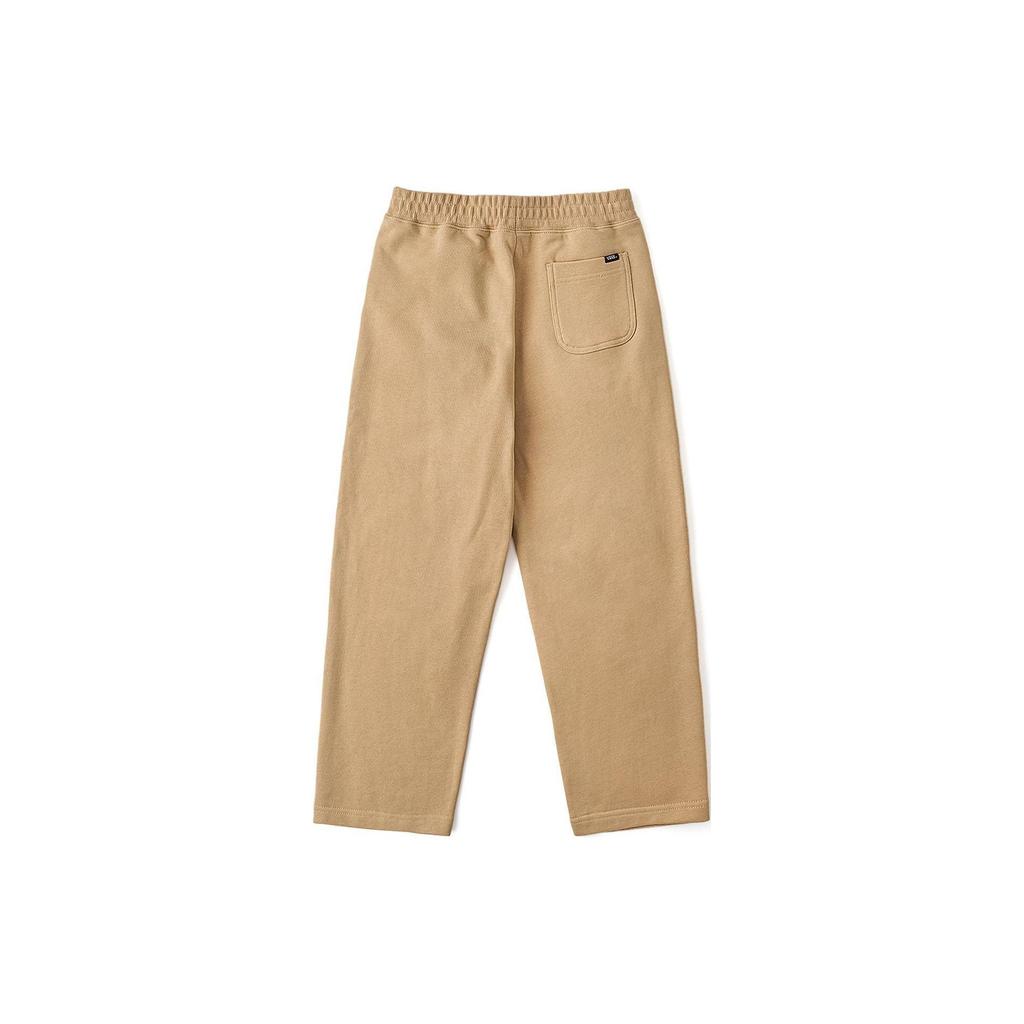 Vans Knit Sports Pants With Logo Print Straight Loose Comfortable Kids Bottoms Brown VN000KJ64MG