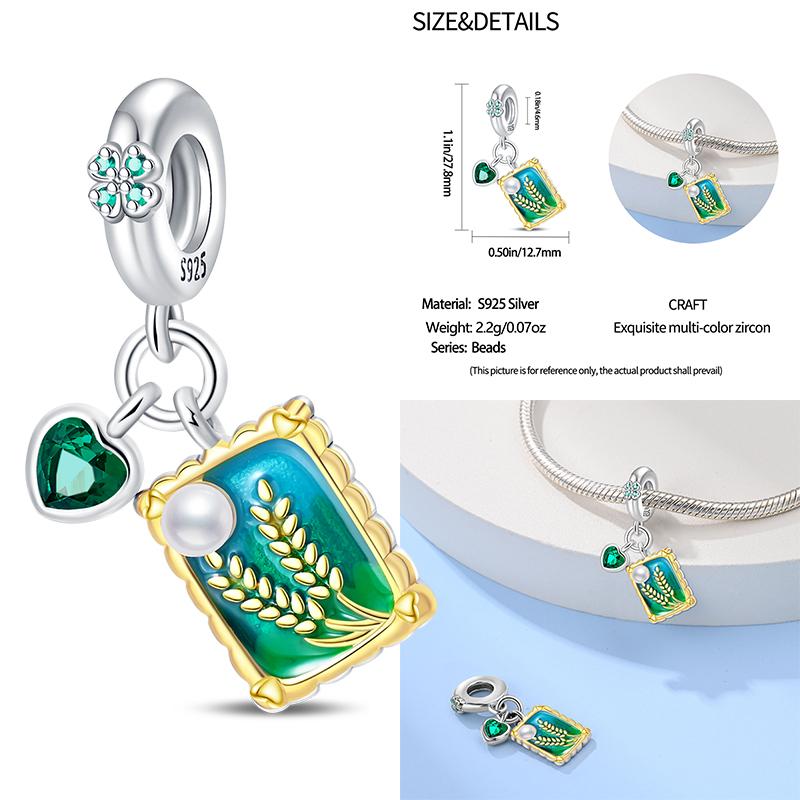 Copper Golden Charm Crown Family Tree Safety Chain Hollow Beads Fit Original Bracelets Women Jewelry Diy