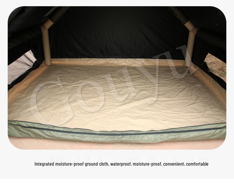 Rainproof Inflatable Camping Tent, 6 sqm, Outdoor Sunshade