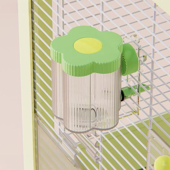 Dispensador Automático de Agua para Pájaros para Jaula, Montaje Magnético Dentro Fuera de la Jaula Alimentador de Agua para Loro, Botella de Agua Transparente para Pájaros para Periquito