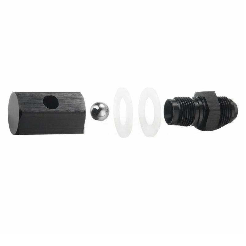 Fuel Tank Vent Valve One Way Rollover Valve Aluminum AN6 AN8 for Automotive Applications with Stainless Steel Ball