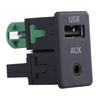 Easy Installation USB AUX Switches Plug with Cable Replacement AUX USB Switches Port Socket & Cable for B6 B7 RCD510