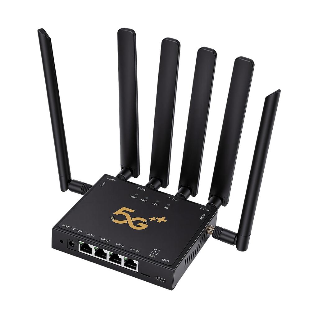 5G Router Industrial Wireless SIM Card Router Dual Band SA NSA Band Locking for Europe Asia Africa Australia