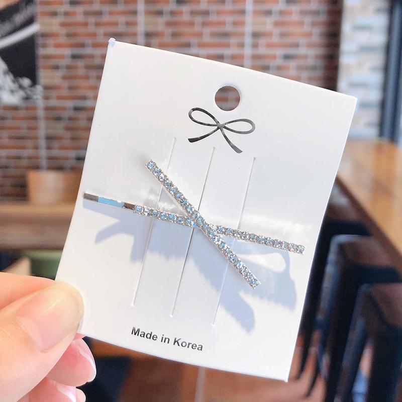 

2024 Trending Korean Bow Hair Clip with Pearl & Crystal Duckbill Design