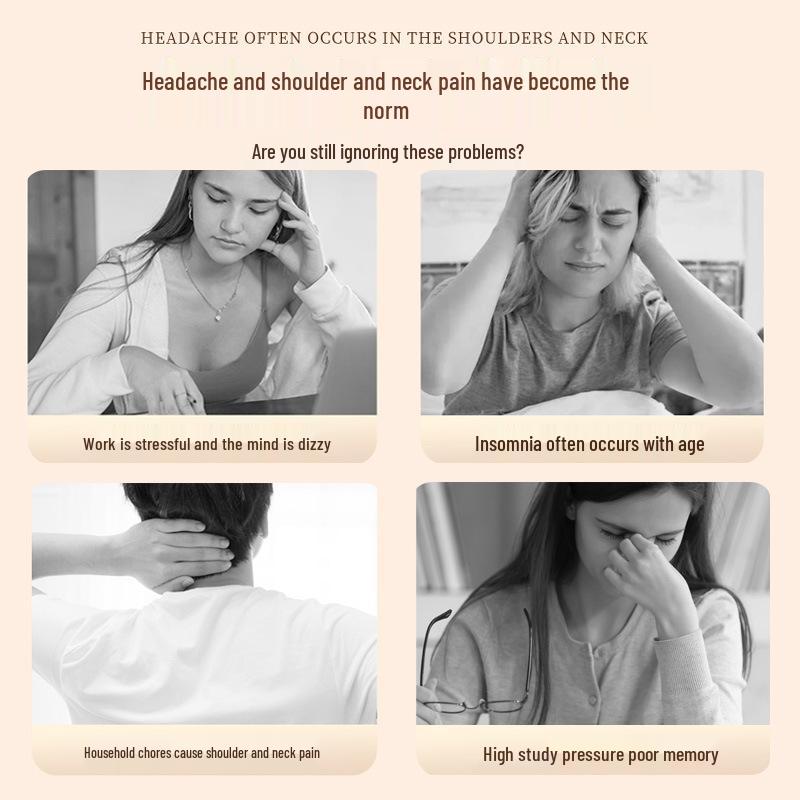 Sandalwood Round Disc Scalp Massage Comb for Hair Nourishing and Follicle Health