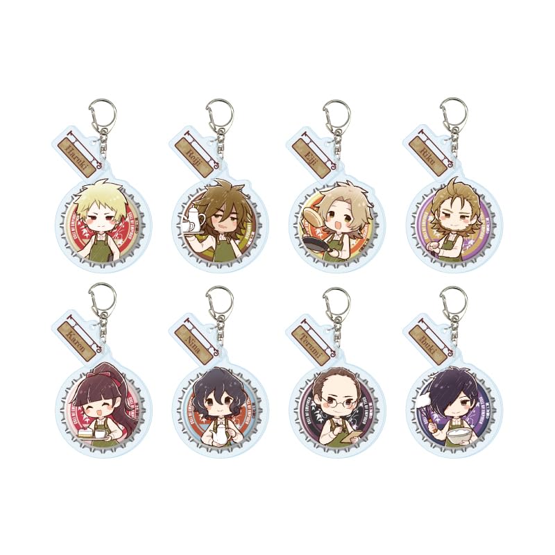 

Cell Divine Comedy 01 Cafe ver. [Graph Art Illustration] Acrylic Keychain with Parts, Box of 8