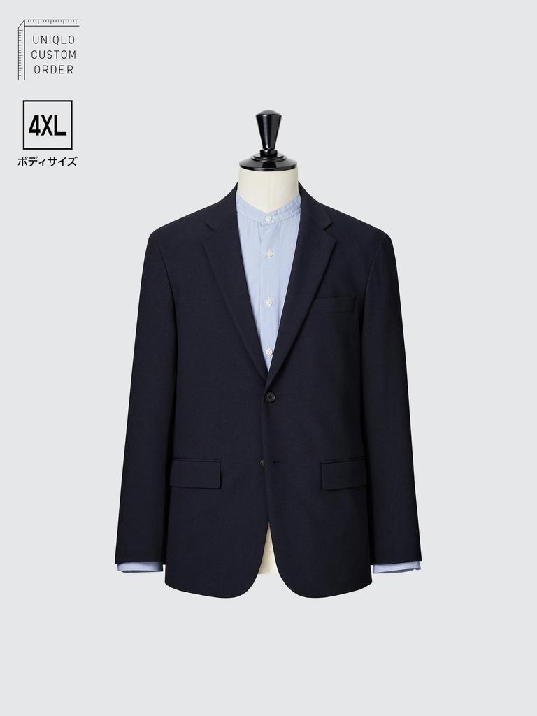 Uniqlo Japan Impressive Jacket 2way Stretch  Wool Like  4xl Size  Length 76 78cm  Sleeve Length 62 64cm  Can Be Set Up
