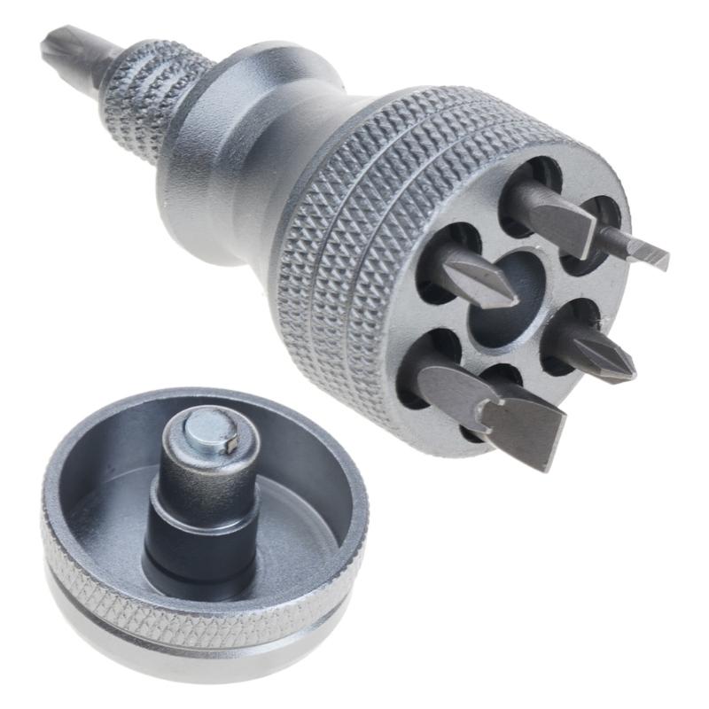 6-point Star Screwdriver Set Drill Bit Set for Titanium Alloy for Palm Screwdriver Multi-function Screwdriver with 6 Dri