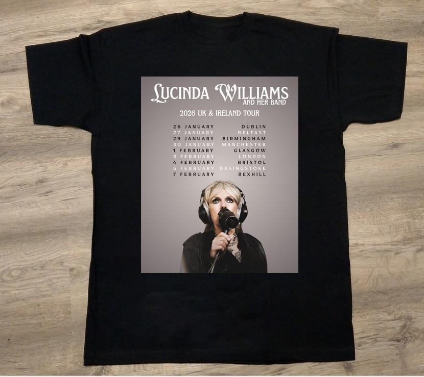 Lucinda Williams returns to the UK & Ireland for 2026 tour Shirt S-5XL TH101 M