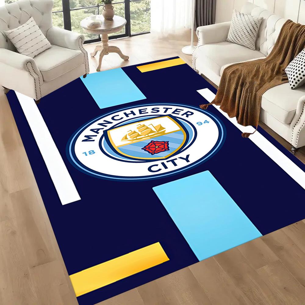 Love Manchester City Fc Square rugs are a great choice for living rooms, bedrooms, home décor, and as gifts.