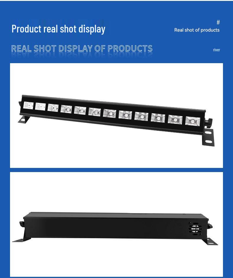 LED UV Stage Light: Sound-Activated Purple Wall Washer Decoration Spotlight