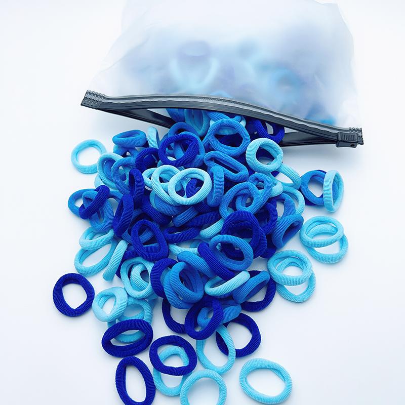 100 Stück elastische Haargummis für Kinder, Haarspangen, Haarbänder, Haaraccessoires für Mädchen, Haargummis, Haarspangen, Stirnbänder, Baby-Haaraccessoires