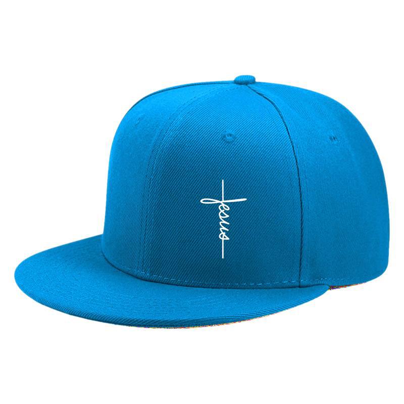 Faith Letter Cross Embroidery Hip-Hop Hats for Men Women Outdoor Adjustable Hardtop Breathable Sunscreen Sport Baseball Cap 1PC