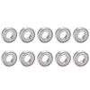 10Pcs Miniature Ball Bearings Stainless Steel High Speed Equipment Parts S6205ZZ 52x25x15mm